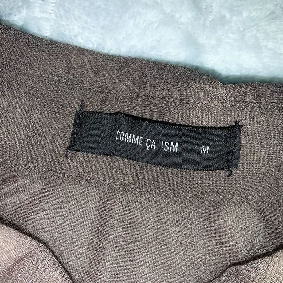 COMME CA ISM Tunic Top Button-Down Shirt - Picture 3 of 5